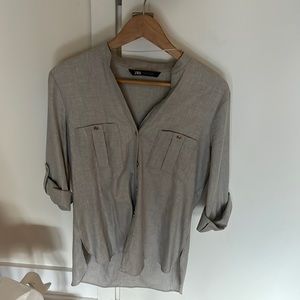 Zara button up shirt